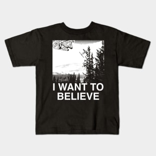 I want To Believe SW Kids T-Shirt